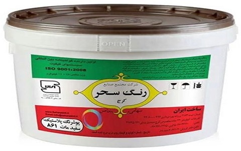 خرید و قیمت رنگ نیمه پلاستیک سحر + فروش عمده