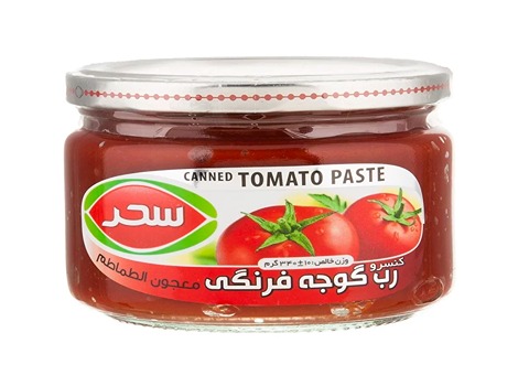 خرید و قیمت رب گوجه شیشه ای سحر + فروش عمده