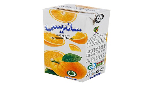 قیمت خرید آبمیوه پاکتی ساندیس + فروش ویژه