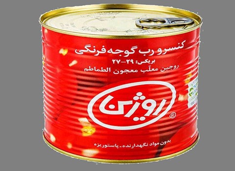 فروش رب گوجه روژین ۸۰۰ گرمی + قیمت خرید به صرفه