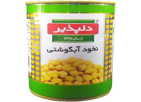 قیمت کنسرو نخود آبگوشتی دلپذیر با کیفیت ارزان + خرید عمده