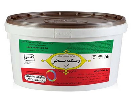 خرید و قیمت رنگ اکریلیک سفید نیمه براق + فروش عمده