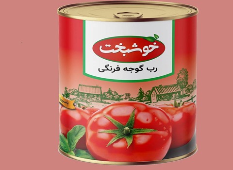 قیمت خرید رب گوجه فرنگی خوشبخت عمده به صرفه و ارزان