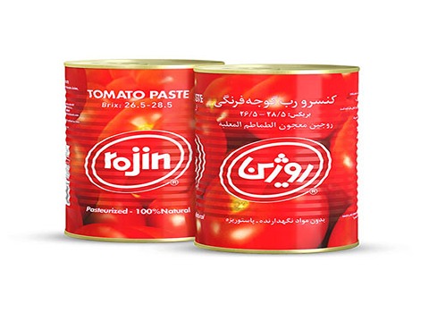 قیمت رب گوجه فرنگی روژین + فروش ویژه