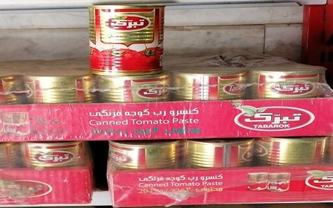 فروش رب گوجه 800 گرمی تبرک + قیمت خرید به صرفه