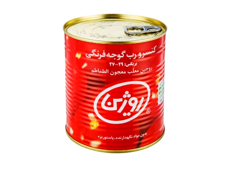 خرید و قیمت رب گوجه روژین + فروش عمده