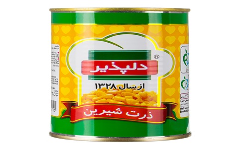 خرید و قیمت کنسرو ذرت شیرین دلپذیر + فروش صادراتی