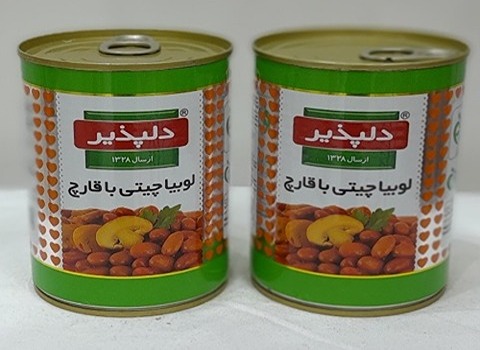 خرید و قیمت کنسرو لوبیا چیتی با قارچ دلپذیر + فروش صادراتی