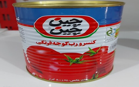 قیمت خرید رب گوجه فرنگی چین چین ۸۰۰ گرمی با فروش عمده