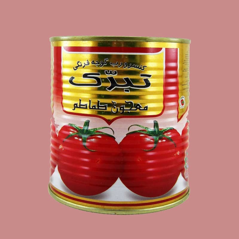 خرید و قیمت رب گوجه فرنگی تبرک + فروش عمده