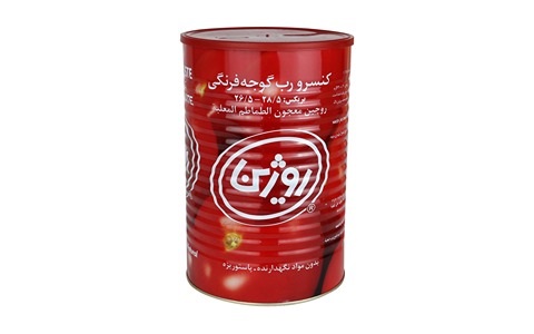 قیمت خرید رب گوجه فرنگی روژین با فروش عمده