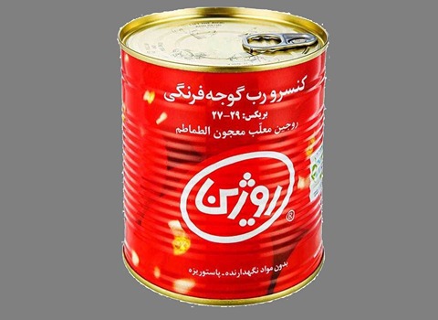 خرید و قیمت رب گوجه روژین + فروش عمده