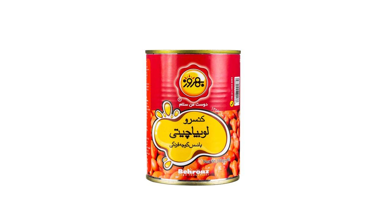 قیمت خرید کنسرو لوبیا چیتی بهروز + فروش ویژه