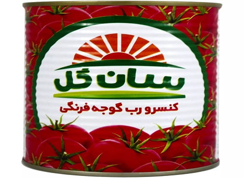 قیمت خرید رب گوجه فرنگی سان گل با فروش عمده