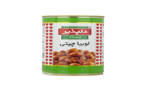 خرید و قیمت کنسرو لوبیا چیتی دلپذیر + فروش عمده