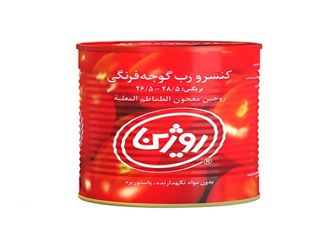 خرید رب گوجه روژین + قیمت فروش استثنایی