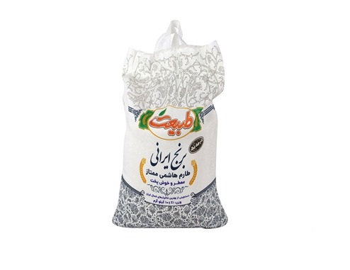 خرید و قیمت برنج طارم هاشمی ممتاز طبیعت + فروش صادراتی