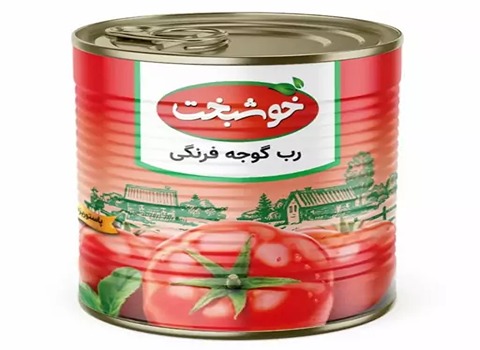 قیمت خرید رب گوجه فرنگی خوشبخت عمده به صرفه و ارزان