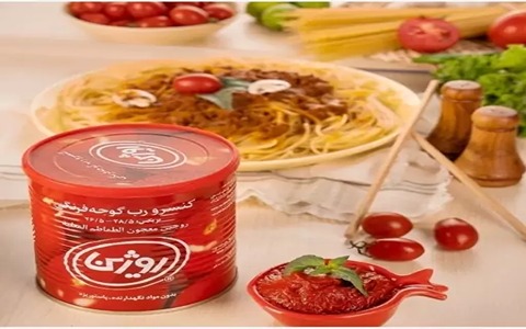 خرید و فروش رب گوجه فرنگی روژین ۸۰۰ گرمی با شرایط فوق العاده