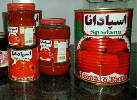 قیمت خرید رب گوجه فرنگی اسپادانا با فروش عمده