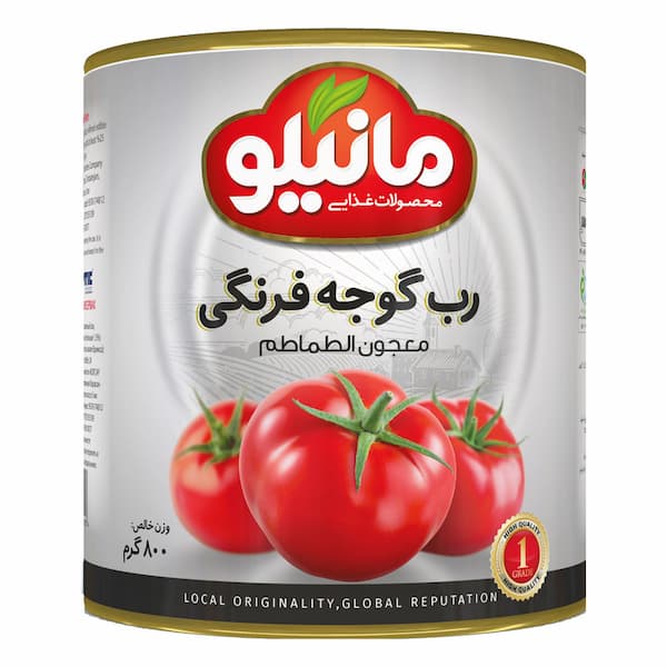 قیمت رب گوجه فرنگی مانیلو ۸۰۰ گرمی + خرید باور نکردنی