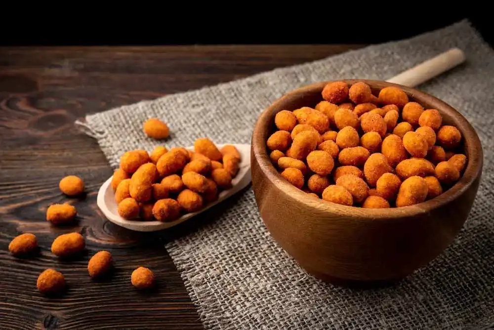 خرید بادام زمینی روکش دار صادراتی + فروش ویژه