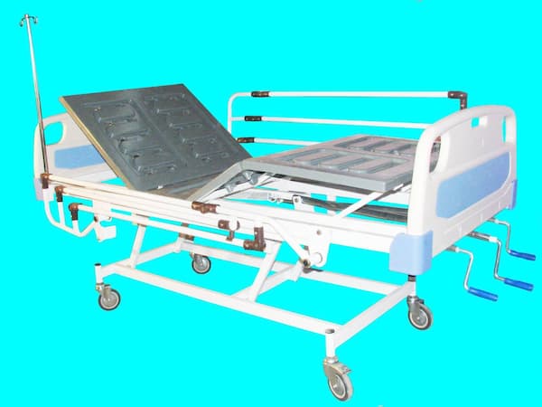 فروش تخت بیمارستانی سه شکن دستی + قیمت خرید بهصرفه
