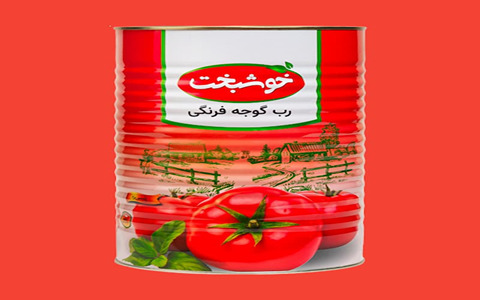 خرید رب گوجه فرنگی خوشبخت 800 گرمی + قیمت فروش استثنایی
