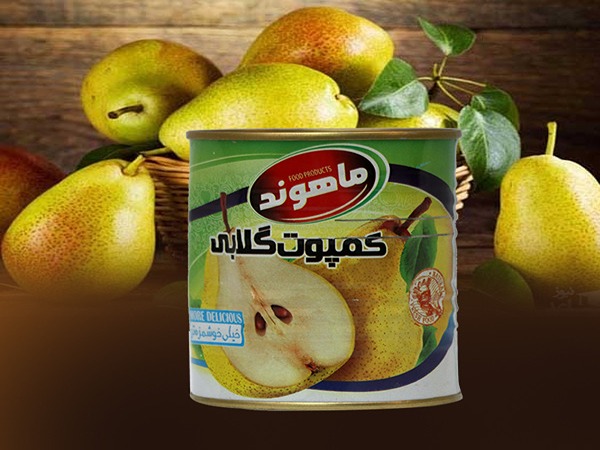 خرید و فروش کمپوت گلابی ماهوند با شرایط فوق العاده