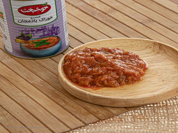 قیمت کنسرو بادمجان خوشبخت + خرید باور نکردنی