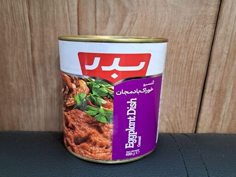 خرید و فروش کنسرو بادمجان بدر با شرایط فوق العاده