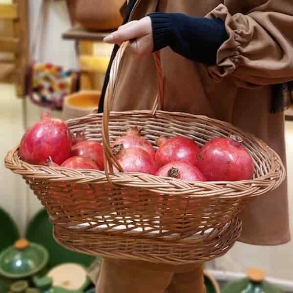 خرید و قیمت سبد میوه حصیری + فروش عمده