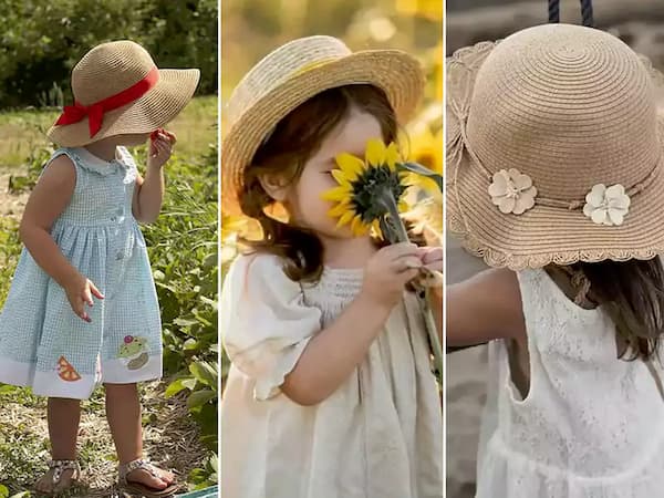 خرید کلاه حصیری بچگانه + قیمت فروش استثنایی