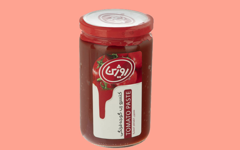قیمت رب گوجه فرنگی شیشه ای روژین + خرید باور نکردنی