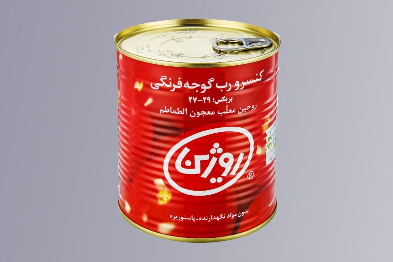 خرید و فروش رب گوجه فرنگی روژین 800 گرمی با شرایط + فوق العاده