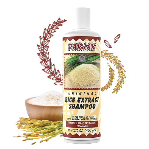 خرید و قیمت شامپو سبوس برنج پرژک + فروش عمده
