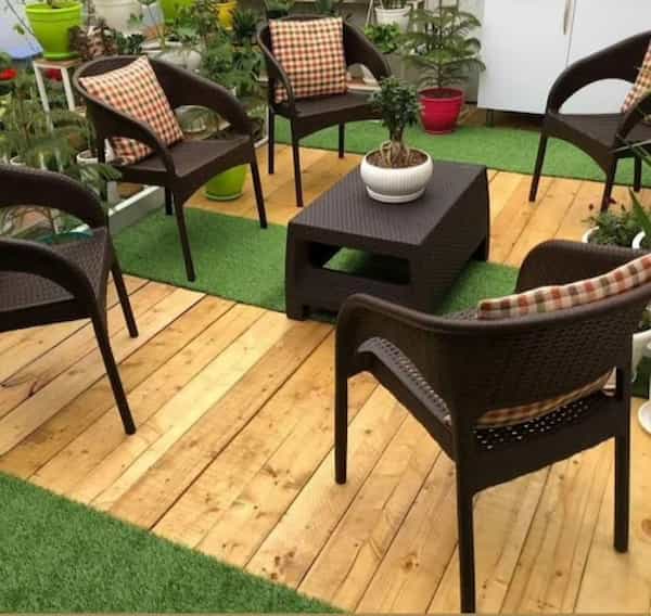 خرید صندلی پلاستیکی طرح مبل + قیمت فروش استثنایی