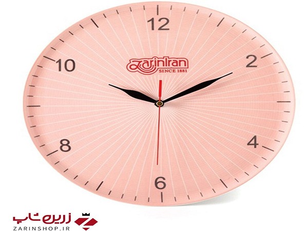 قیمت خرید ساعت دیواری صورتی با فروش عمده