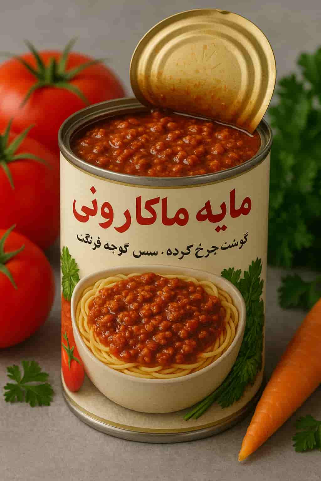 فروش مستقیم و عمده کنسرو مایه ماکارونی و لازانیا