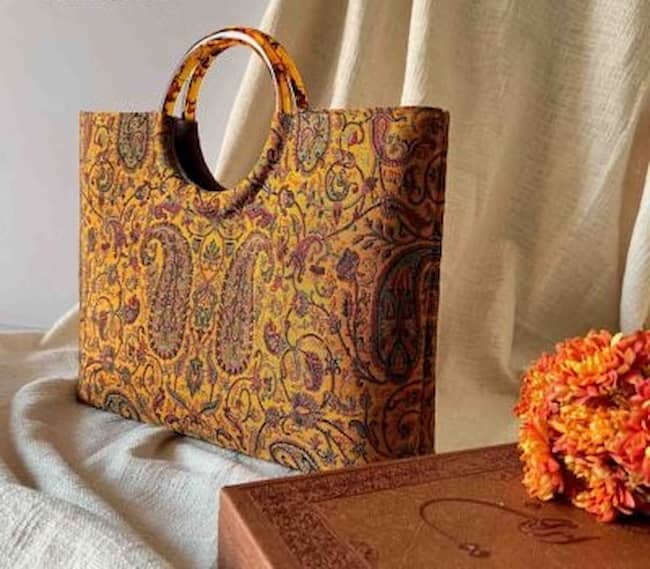 خرید و فروش کیف ترمه دسته چوبی با شرایط فوق العاده