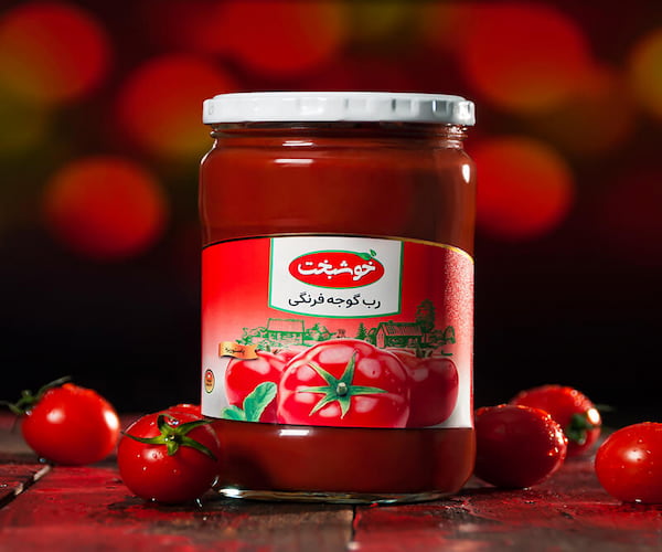 خرید رب گوجه فرنگی خوشبخت 800 گرمی + قیمت فروش استثنایی