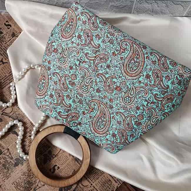 خرید و فروش کیف ترمه دسته چوبی با شرایط فوق العاده