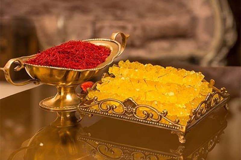 قیمت خرید نبات زعفرانی تخته ای با فروش عمده