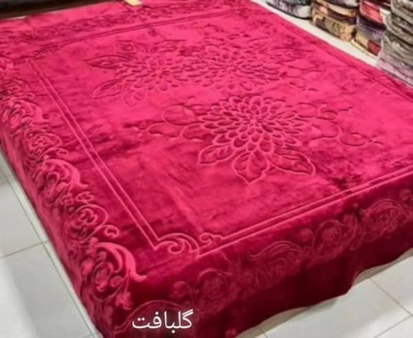 قیمت خرید پتو گلبافت قرمز + فروش ویژه