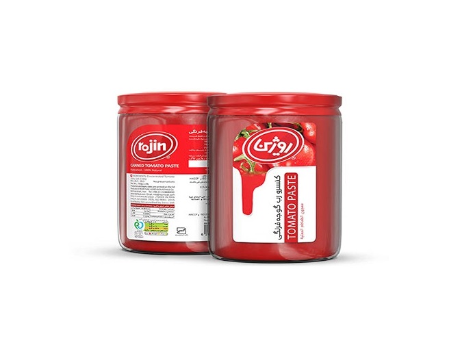 خرید و فروش رب گوجه فرنگی روژین ۴۰۰ گرم با شرایط فوق العاده
