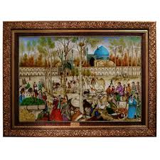 خرید تابلو فرش حرم امام رضا + قیمت فروش استثنایی