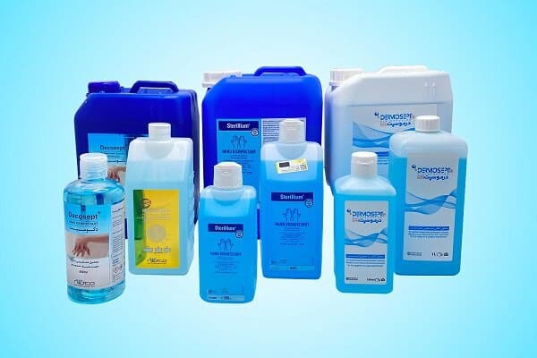 خرید محلول های ضد عفونی + قیمت فروش استثنایی