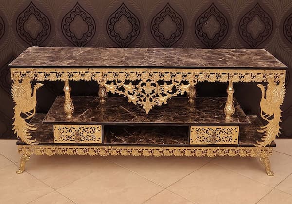 خرید و قیمت میز ال سی دی برنزی + فروش عمده
