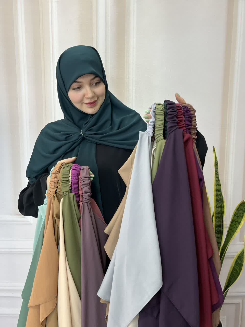 خرید روسری کرپ حریر کش دار + قیمت عالی باکیفیت
