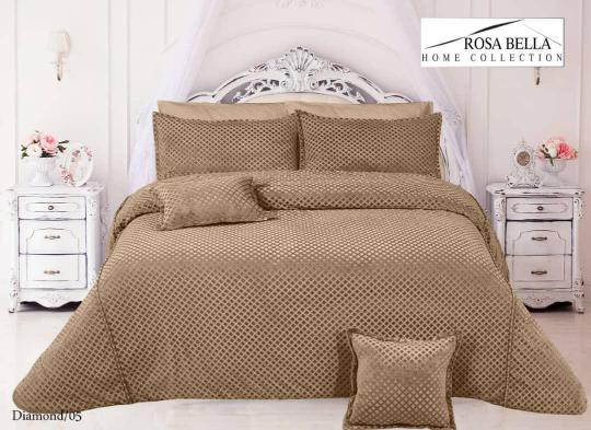 خرید ویژه و عمده روتختی مخمل ترک یک و دو نفره